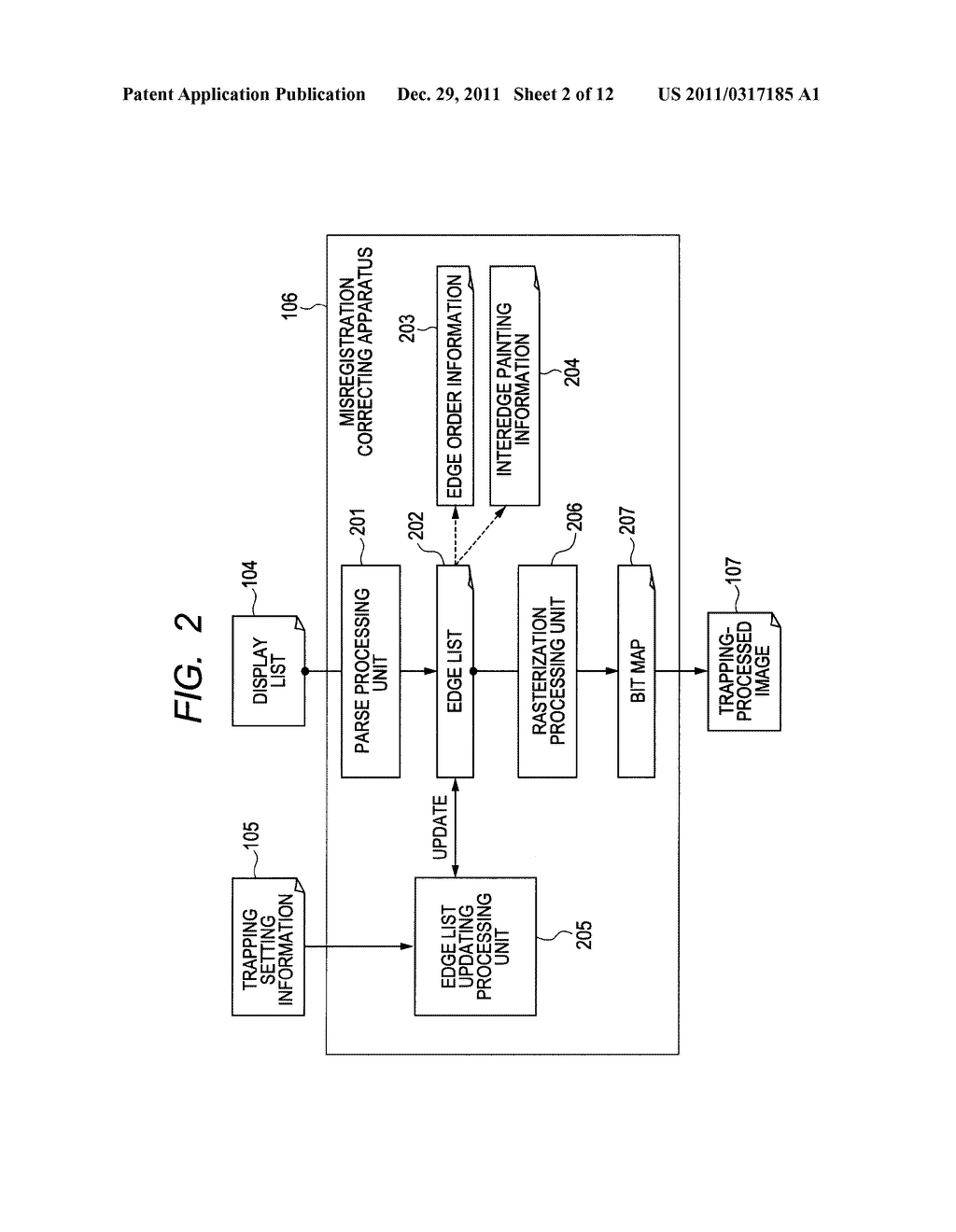 MISREGISTRATION CORRECTING METHOD AND APPARATUS FOR USE IN IMAGE     PROCESSING APPARATUS - diagram, schematic, and image 03