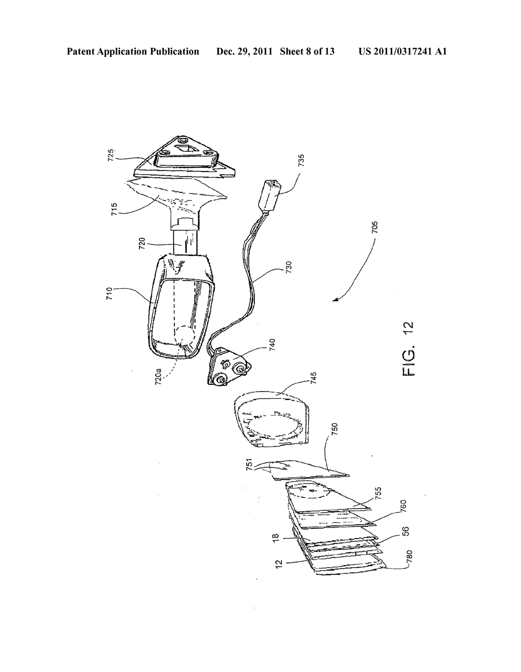 VEHICLE REARVIEW MIRROR WITH SPOTTER MIRROR - diagram, schematic, and image 09