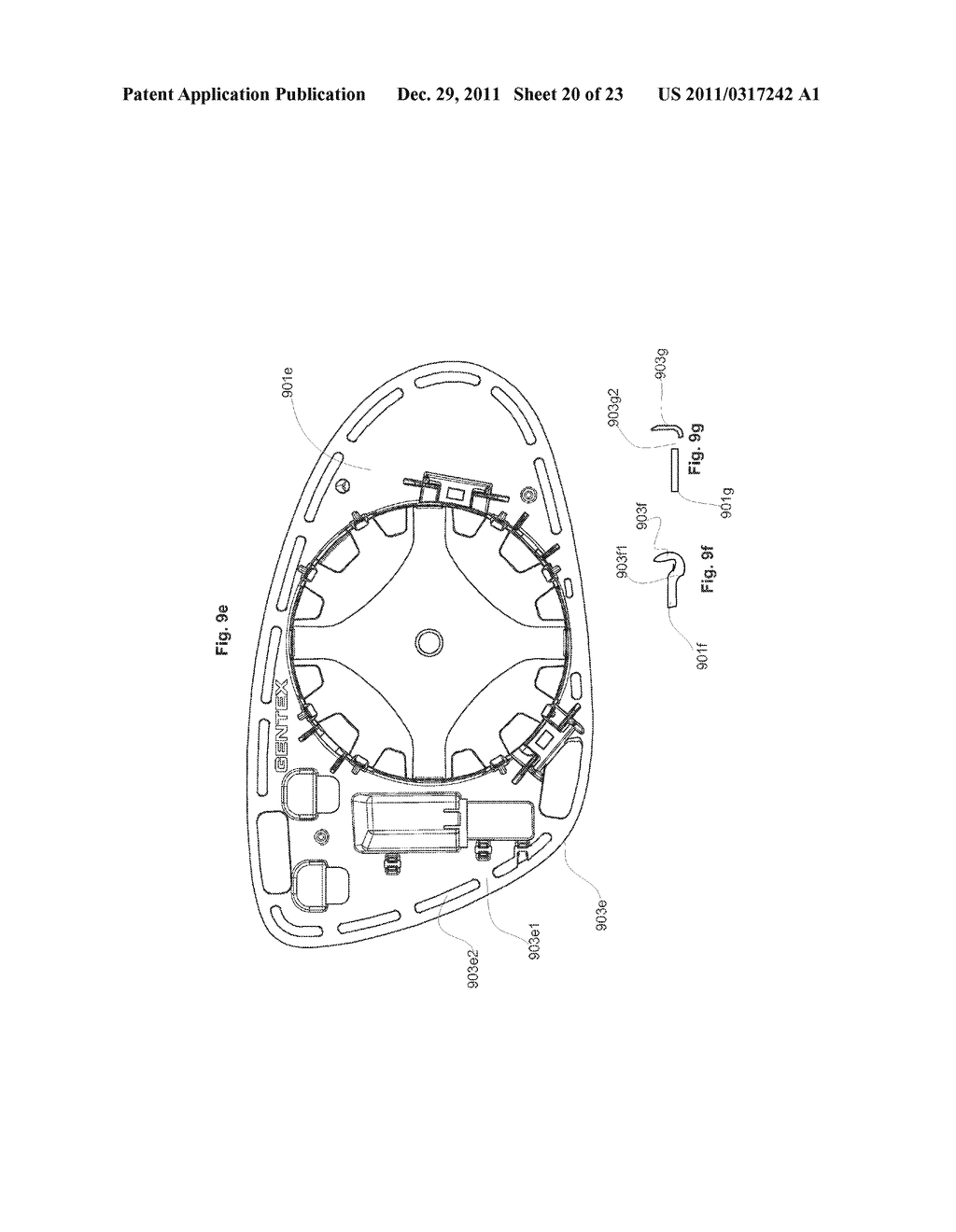 VEHICULAR REARVIEW MIRROR ELEMENTS AND ASSEMBLIES INCORPORATING THESE     ELEMENTS - diagram, schematic, and image 21