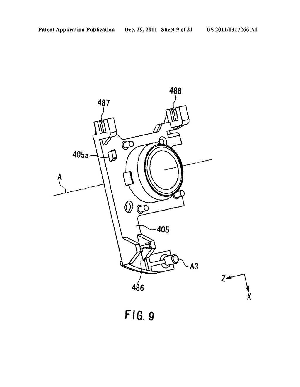 IMAGE STABILIZING DEVICE AND CAMERA - diagram, schematic, and image 10