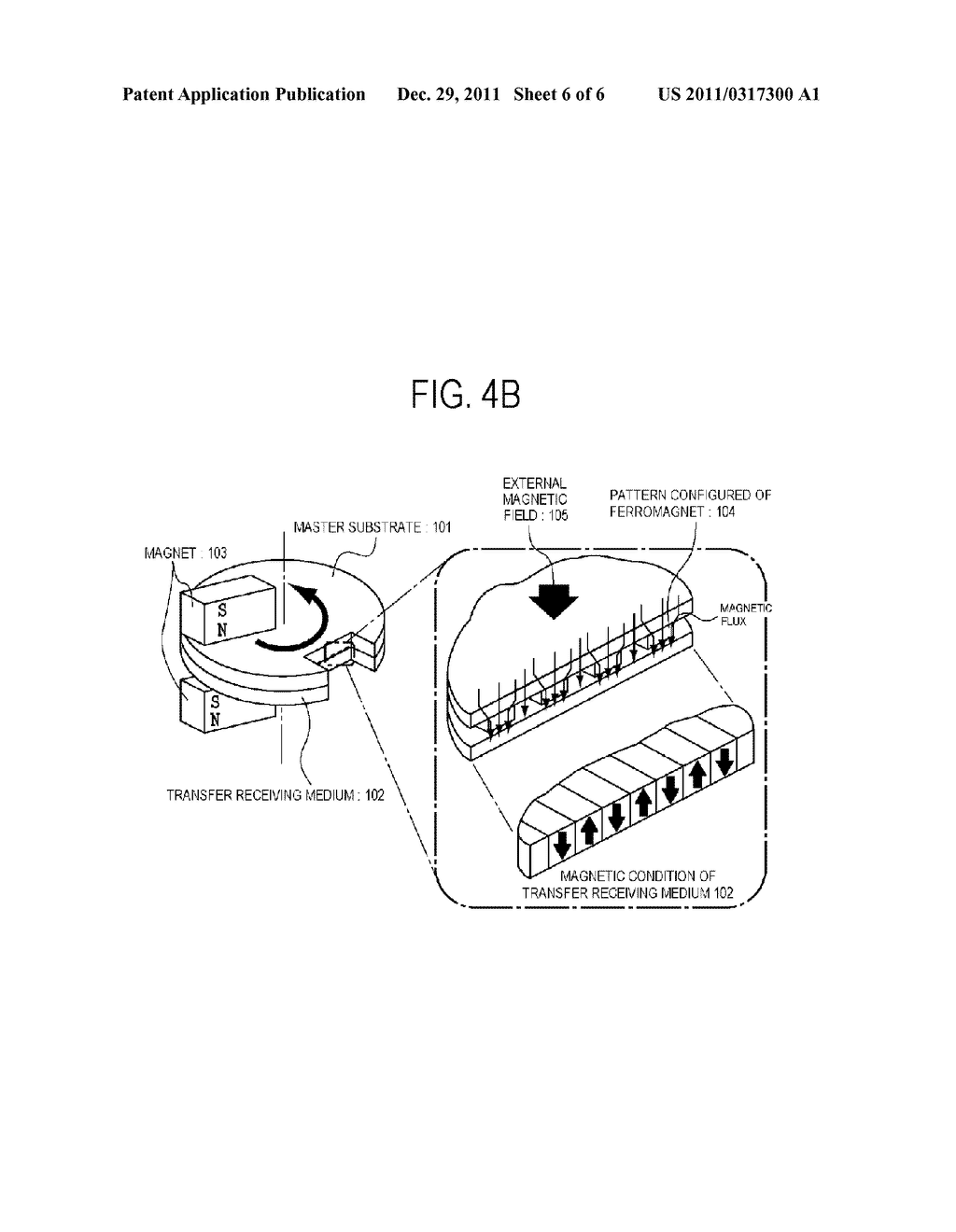 MAGNETIC TRANSFER MASTER SUBSTRATE, MAGNETIC TRANSFER METHOD AND METHOD OF     MANUFACTURING THE SUBSTRATE - diagram, schematic, and image 07