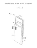 MOBILE TERMINAL CASE, MOBILE TERMINAL HAVING THE SAME AND METHOD FOR     MANUFACTURING MOBILE TERMINAL diagram and image