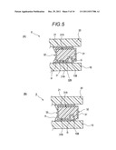 CONNECTING STRUCTURE, CIRCUIT DEVICE AND ELECTRONIC APPARATUS diagram and image