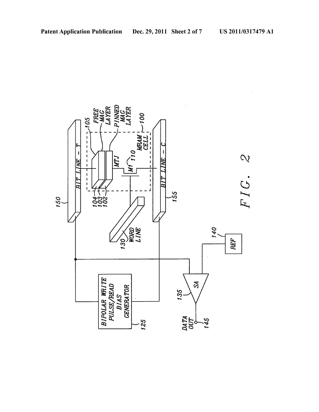 Shared bit line SMT MRAM array with shunting transistors between the bit     lines - diagram, schematic, and image 03