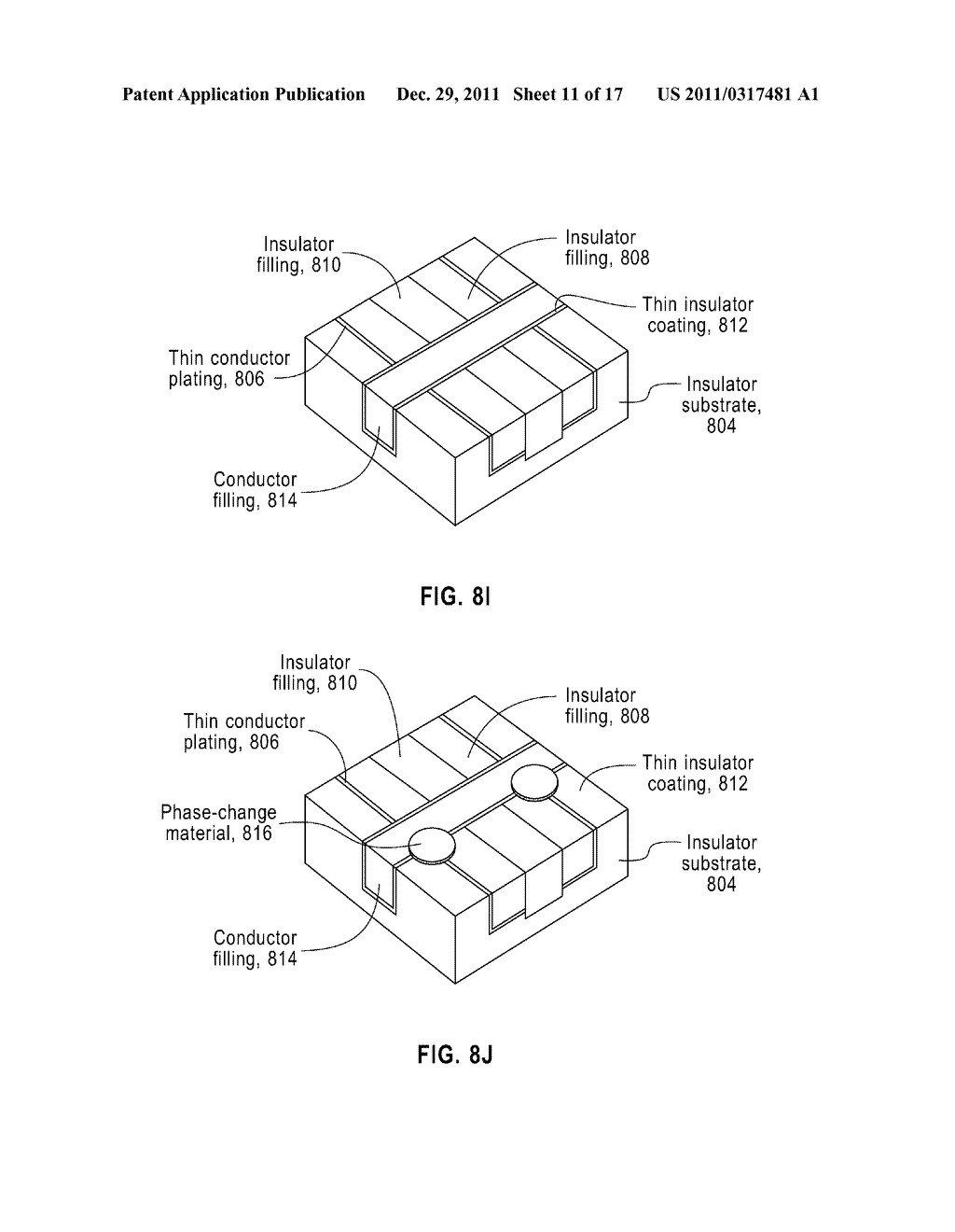 PLANAR PHASE-CHANGE MEMORY CELL WITH PARALLEL ELECTRICAL PATHS - diagram, schematic, and image 12