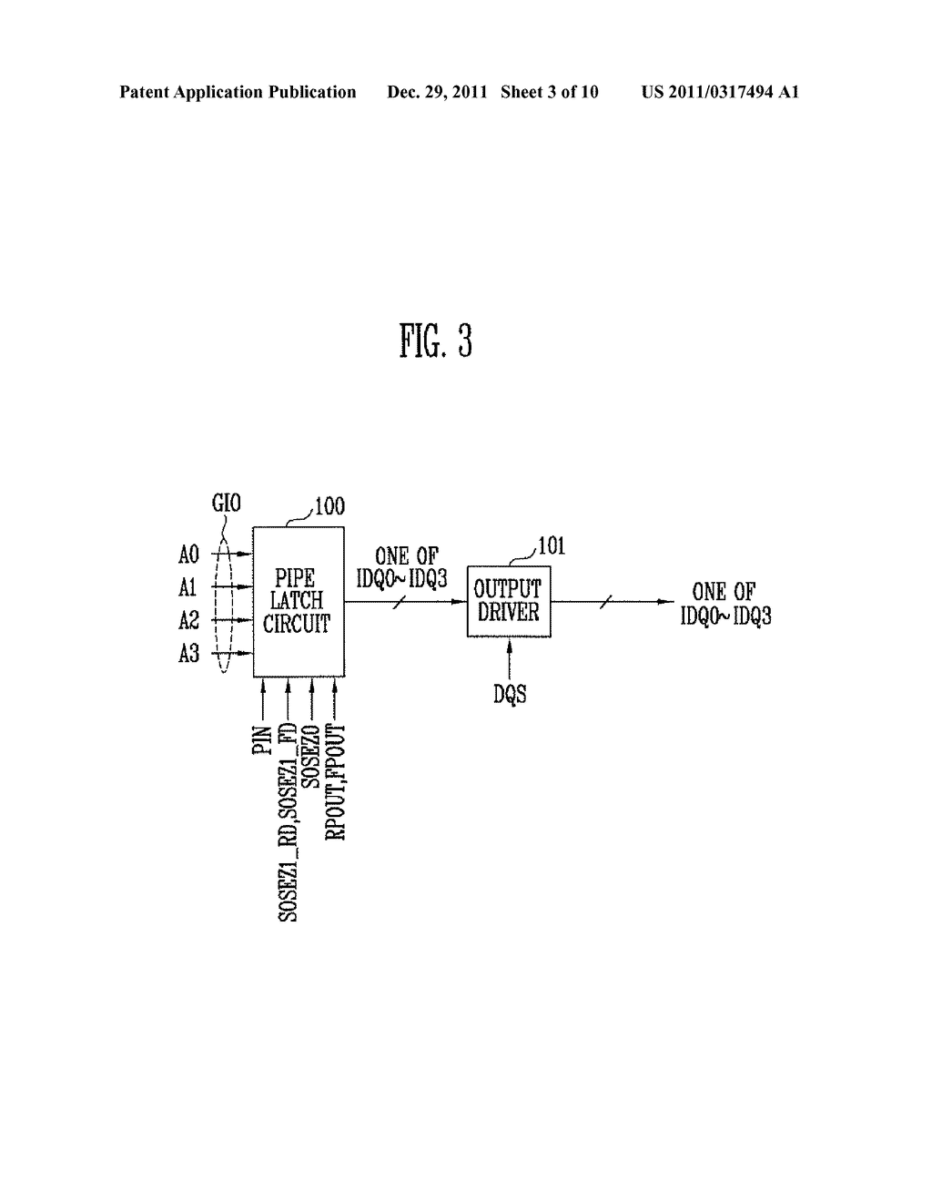 PIPE LATCH CIRCUIT OF MULTI-BIT PREFETCH-TYPE SEMICONDUCTOR MEMORY DEVICE     WITH IMPROVED STRUCTURE - diagram, schematic, and image 04