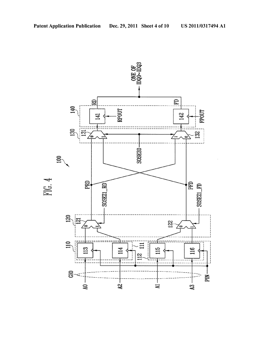 PIPE LATCH CIRCUIT OF MULTI-BIT PREFETCH-TYPE SEMICONDUCTOR MEMORY DEVICE     WITH IMPROVED STRUCTURE - diagram, schematic, and image 05