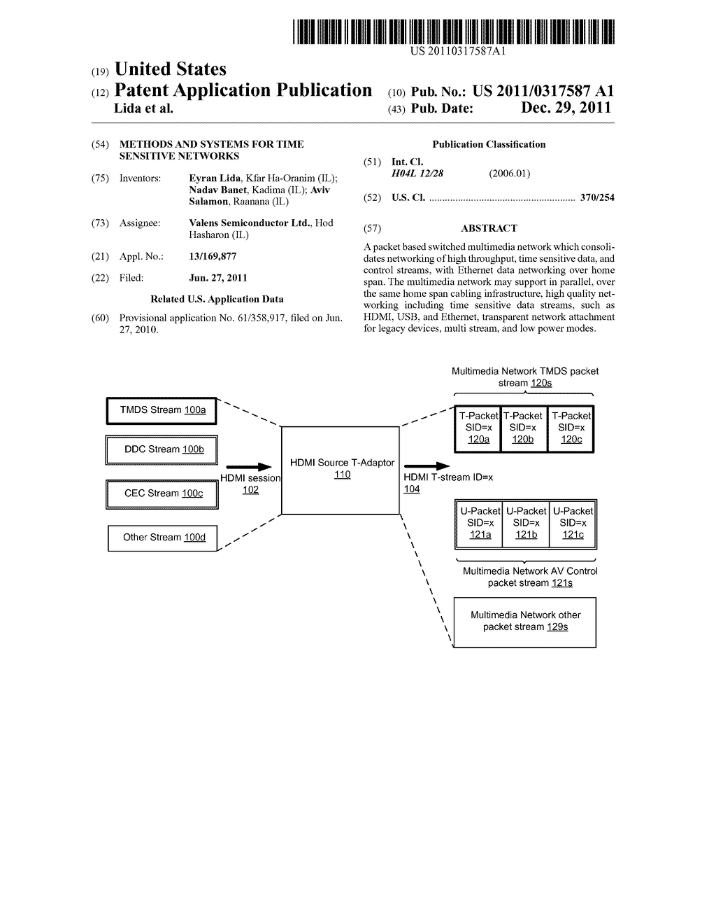 Methods and systems for time sensitive networks - diagram, schematic, and image 01