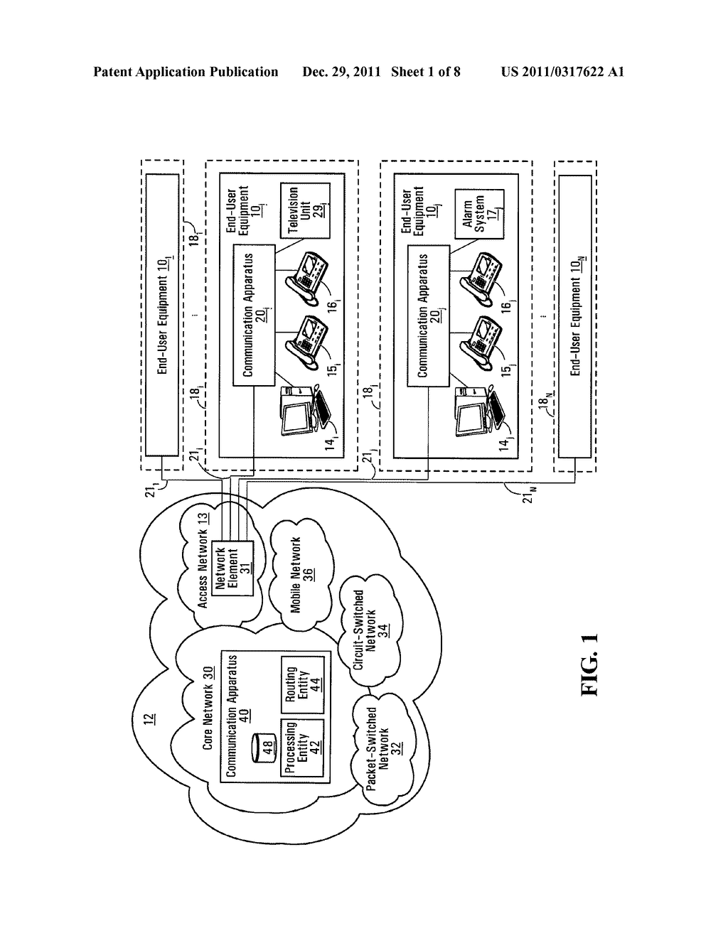 METHODS AND SYSTEMS FOR NOTIFYING A PARTY AT AN END-USER PREMISE WHEN A     PARTICULAR EVENT OCCURS AT ANOTHER END-USER PREMISE - diagram, schematic, and image 02