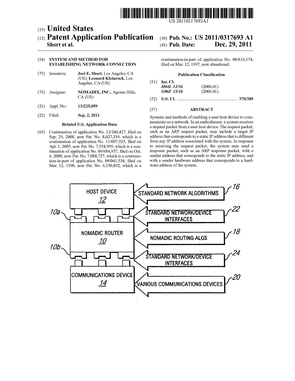 SYSTEM AND METHOD FOR ESTABLISHING NETWORK CONNECTION - diagram, schematic, and image 01