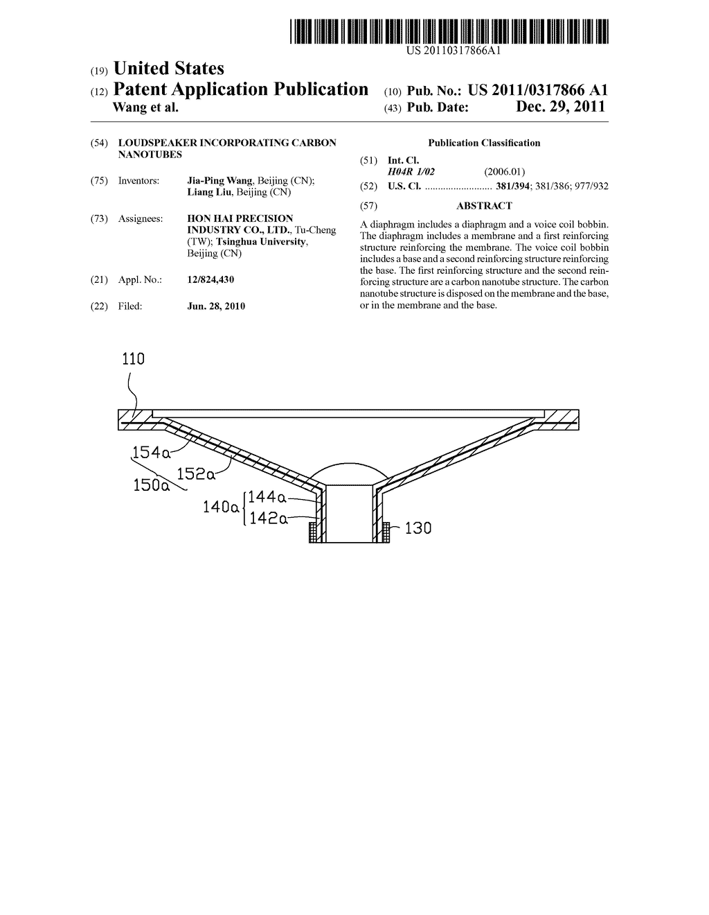 LOUDSPEAKER INCORPORATING CARBON NANOTUBES - diagram, schematic, and image 01