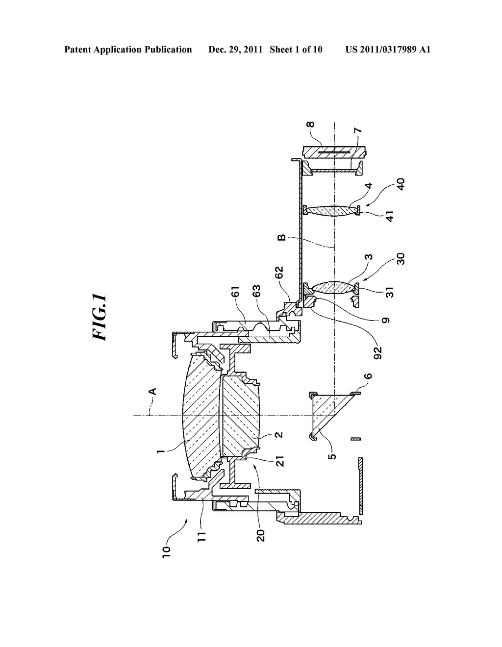 IMAGE PICKUP APPARATUS IMPROVED IN SPACE EFFICIENCY FOR OPTICAL SYSTEM     ELEMENT - diagram, schematic, and image 02