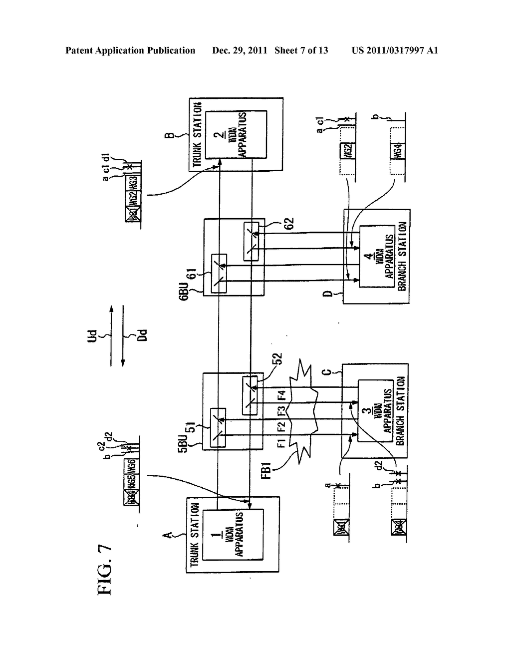 METHOD OF ASSESSING FAILURE IN TRANSMISSION PATH OPTICAL FIBER,  AND     APPARATUS OF SAME - diagram, schematic, and image 08