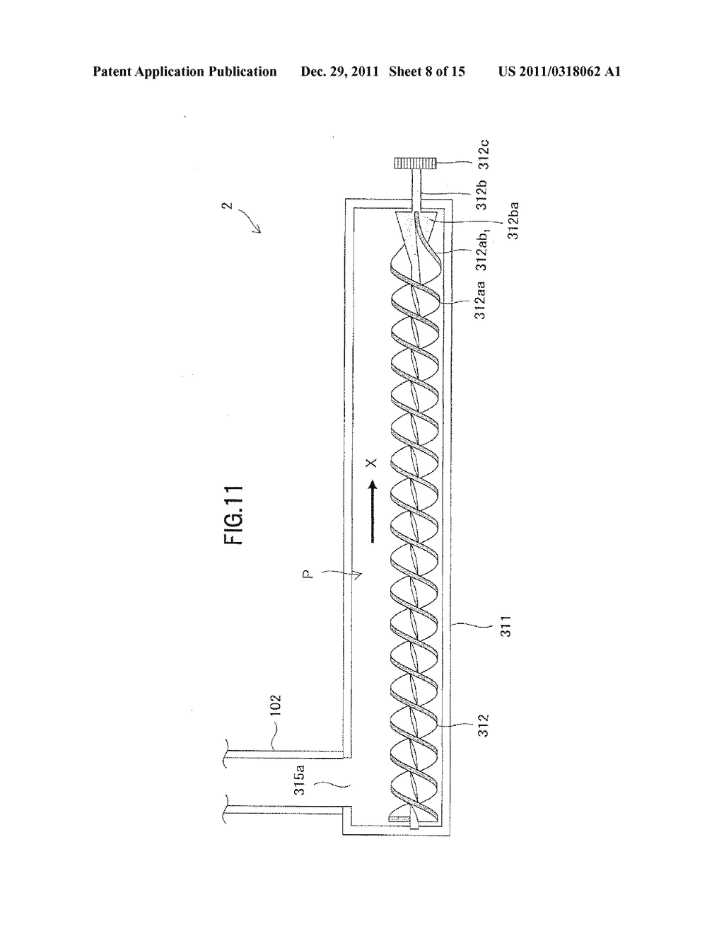 Developer Conveying  Device and Development Device, Toner Cartridge, and     Cleaning Unit that are Provided with Developer Conveying Device - diagram, schematic, and image 09