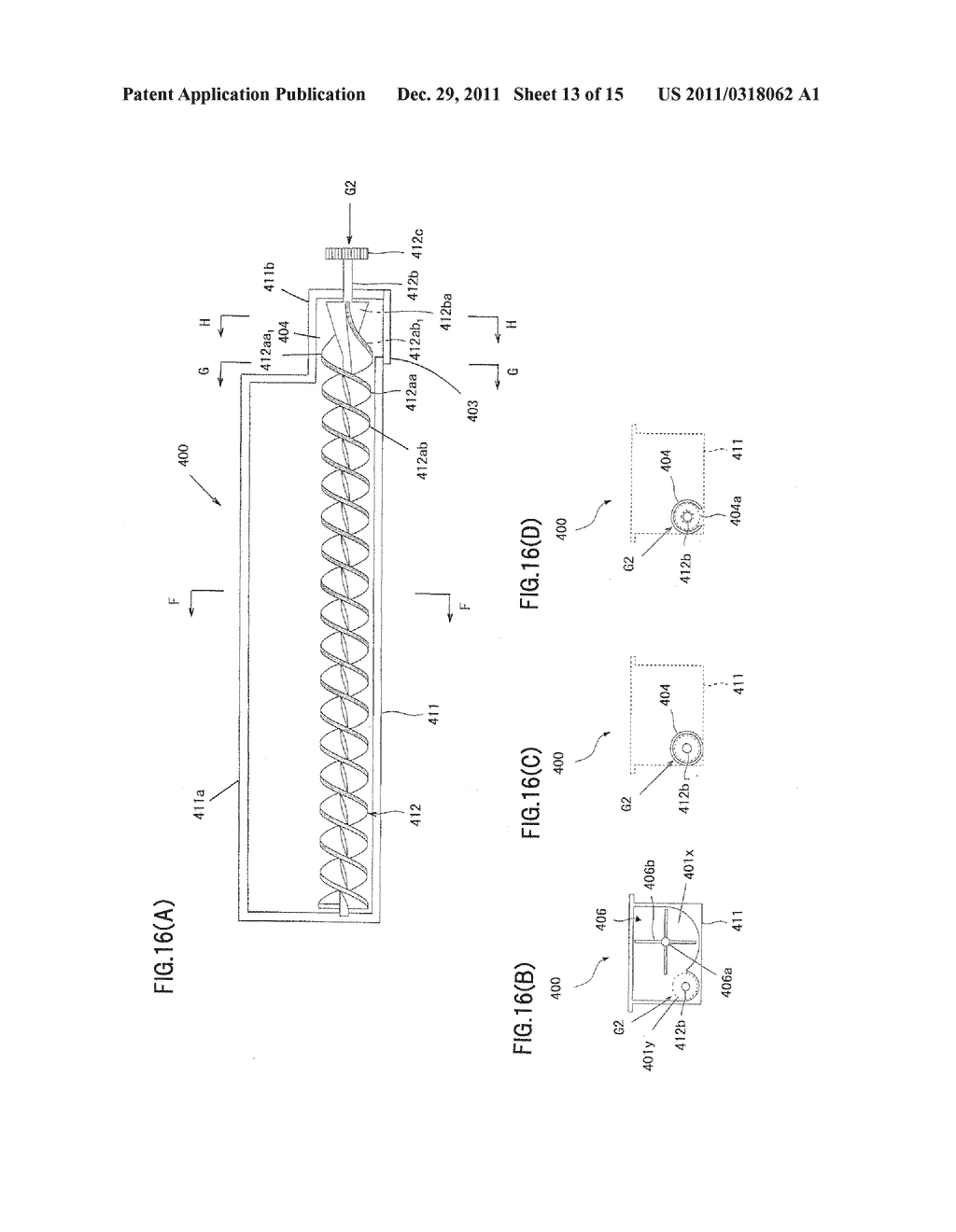 Developer Conveying  Device and Development Device, Toner Cartridge, and     Cleaning Unit that are Provided with Developer Conveying Device - diagram, schematic, and image 14