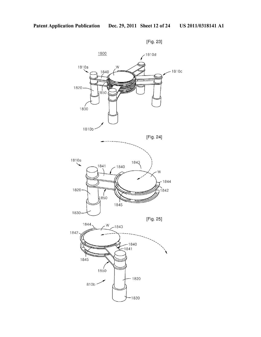 SUBSTRATE TRANSFER EQUIPMENT AND HIGH SPEED SUBSTRATE PROCESSING SYSTEM     USING THE SAME - diagram, schematic, and image 13