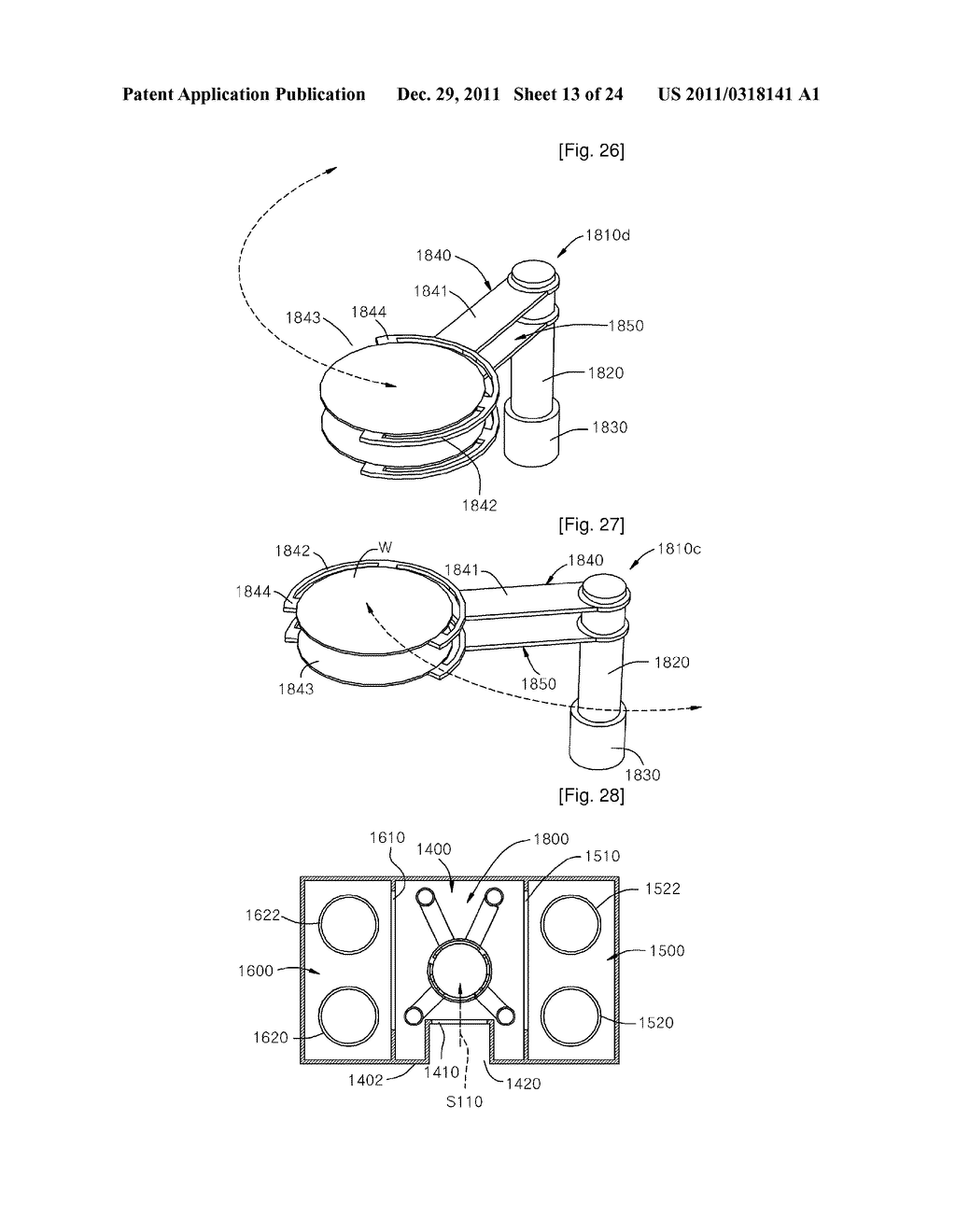 SUBSTRATE TRANSFER EQUIPMENT AND HIGH SPEED SUBSTRATE PROCESSING SYSTEM     USING THE SAME - diagram, schematic, and image 14