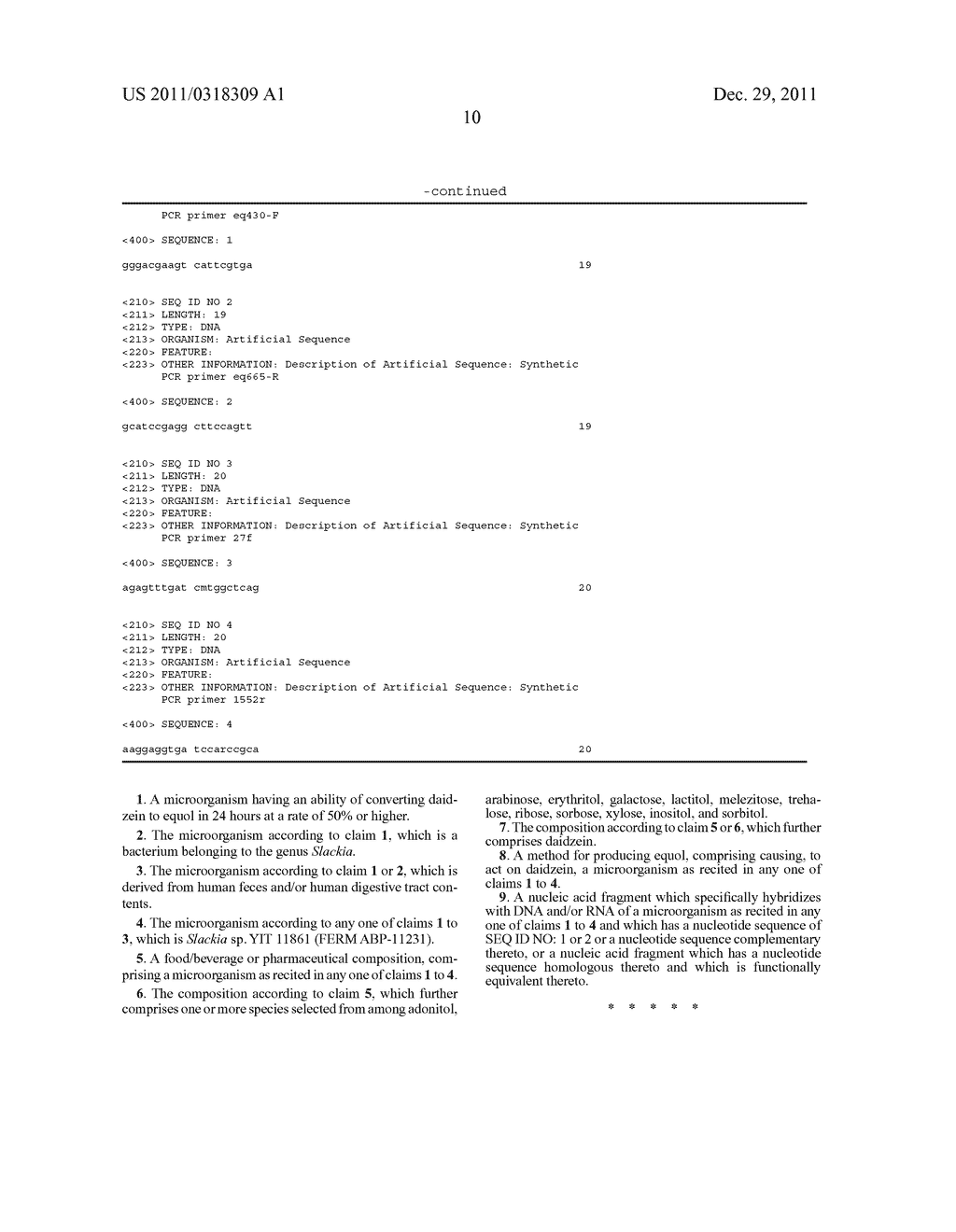 EQUOL-PRODUCING BACTERIUM AND USE THEREOF - diagram, schematic, and image 13