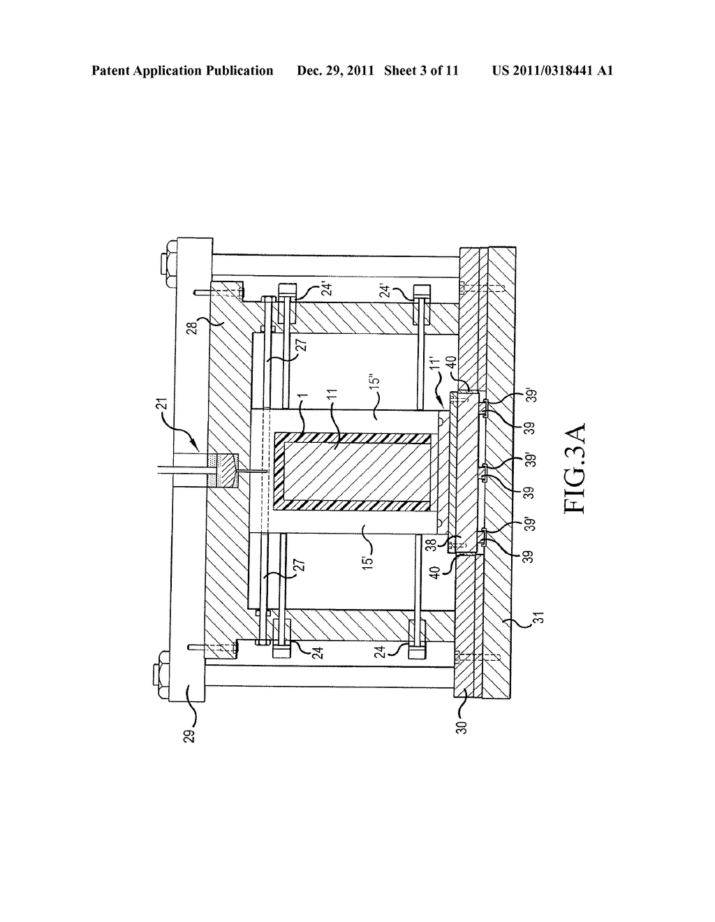 MOULDING PLANT FOR MANUFACTURING A STORAGE CONTAINER FOR STORAGE OF     NUCLEAR RADIATION MATERIAL - diagram, schematic, and image 04