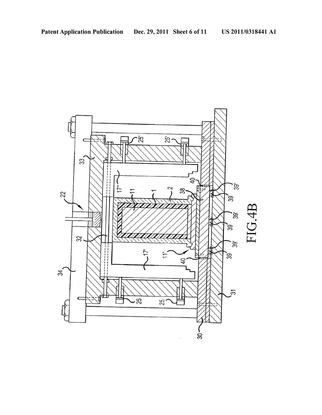 MOULDING PLANT FOR MANUFACTURING A STORAGE CONTAINER FOR STORAGE OF     NUCLEAR RADIATION MATERIAL - diagram, schematic, and image 07