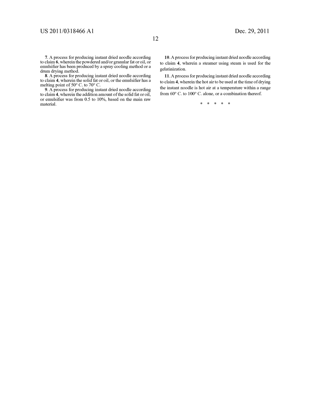 INSTANT DRIED NOODLES AND PROCESS FOR PRODUCING THE SAME - diagram, schematic, and image 17