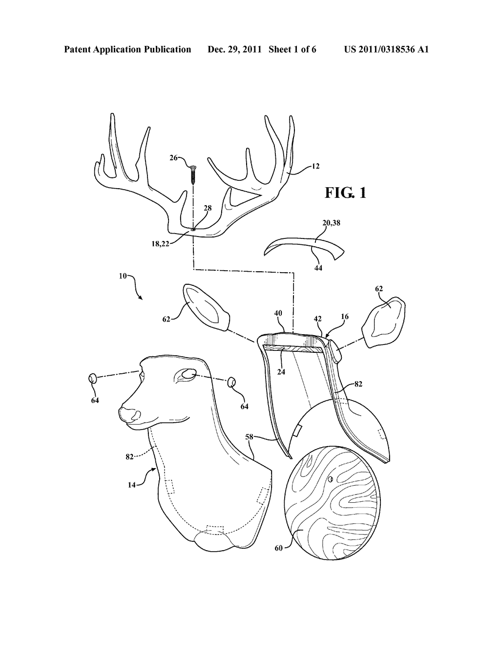 ANTLER MOUTNING KIT - diagram, schematic, and image 02