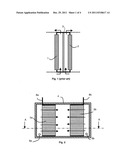 ELECTROCHEMICAL CELL WITH AN ELECTROLYTE FLOW, COMPRISING     THROUGH-ELECTRODES AND PRODUCTION METHOD diagram and image