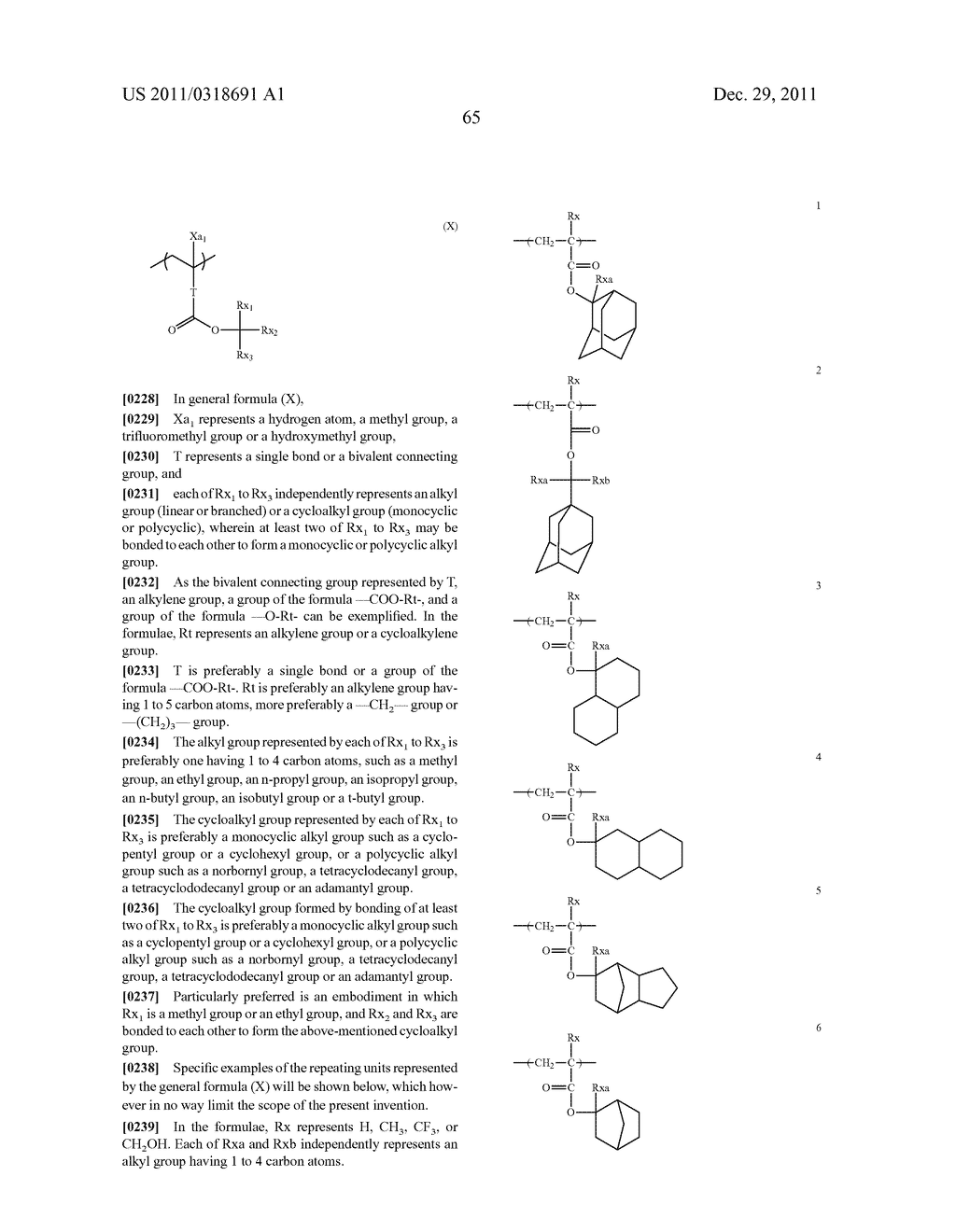 RESIST COMPOSITION FOR SEMICONDUCTOR, AND RESIST FILM AND PATTERN FORMING     METHOD USING THE SAME - diagram, schematic, and image 66