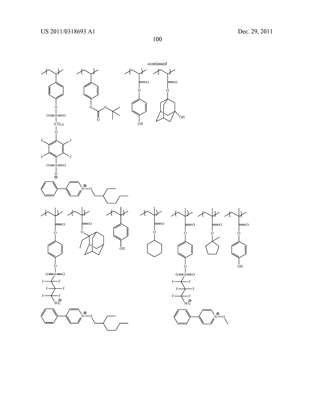 ACTINIC-RAY- OR RADIATION-SENSITIVE RESIN COMPOSITION, AND RESIST FILM AND     PATTERN FORMING METHOD USING THE SAME - diagram, schematic, and image 101