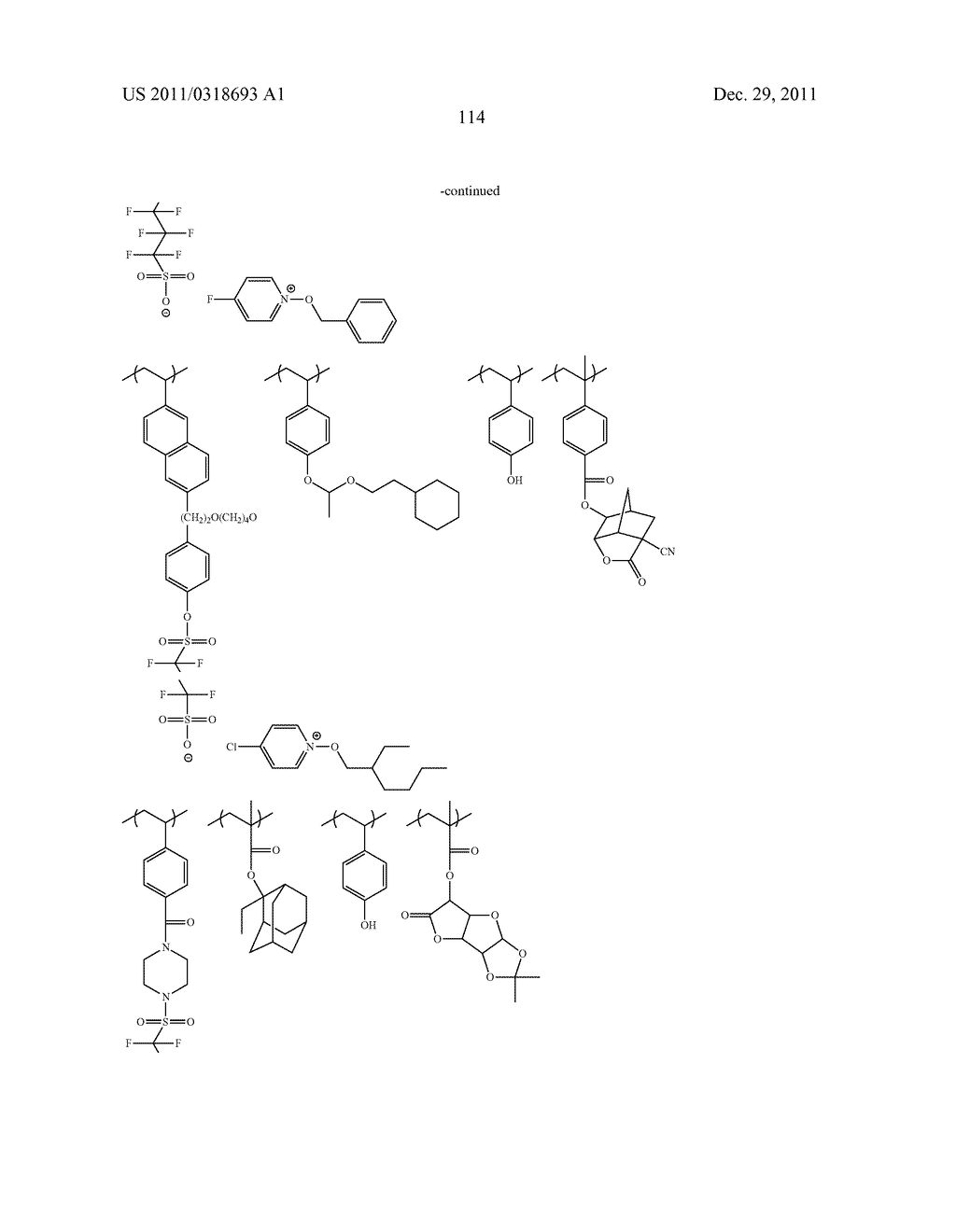 ACTINIC-RAY- OR RADIATION-SENSITIVE RESIN COMPOSITION, AND RESIST FILM AND     PATTERN FORMING METHOD USING THE SAME - diagram, schematic, and image 115