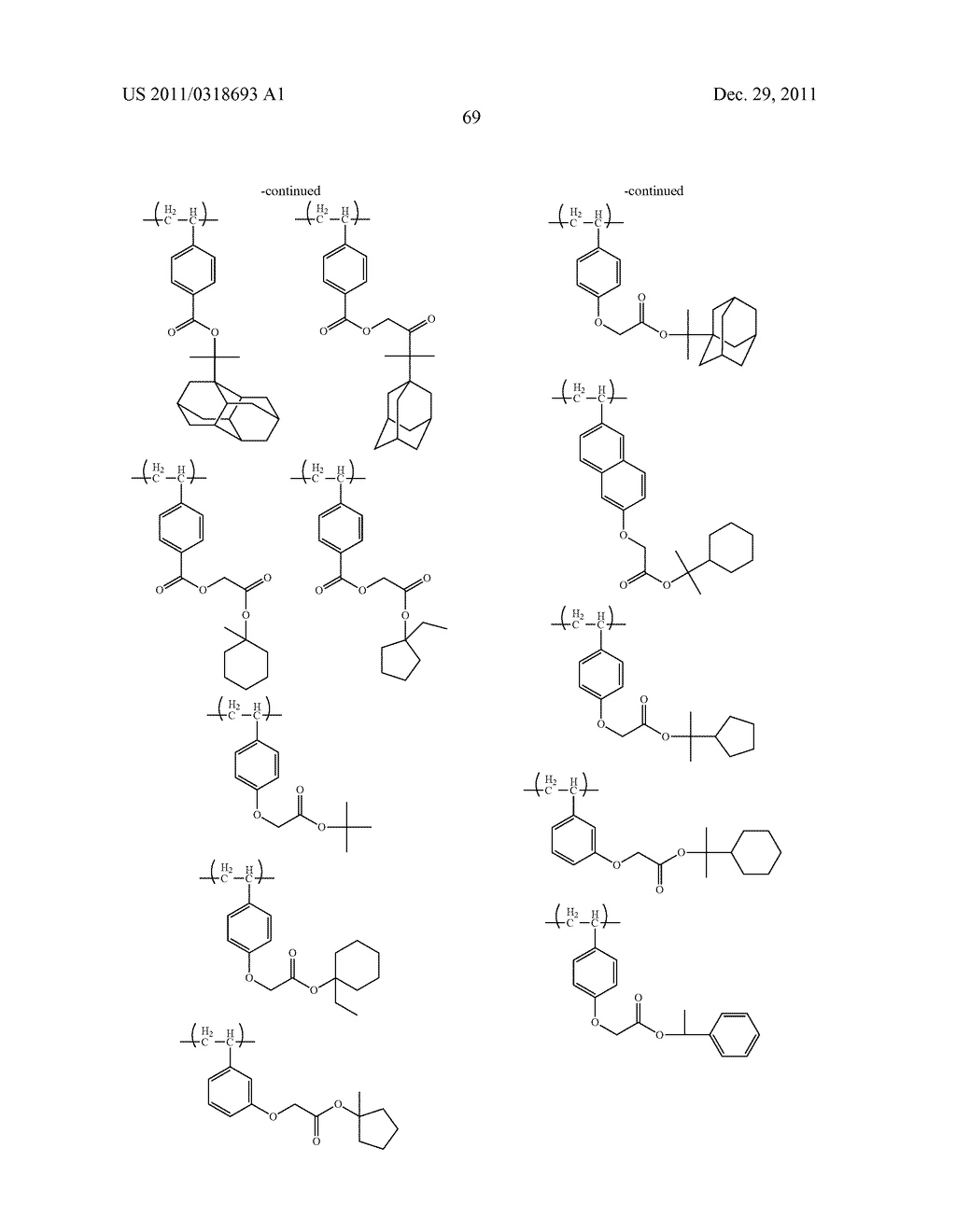 ACTINIC-RAY- OR RADIATION-SENSITIVE RESIN COMPOSITION, AND RESIST FILM AND     PATTERN FORMING METHOD USING THE SAME - diagram, schematic, and image 70