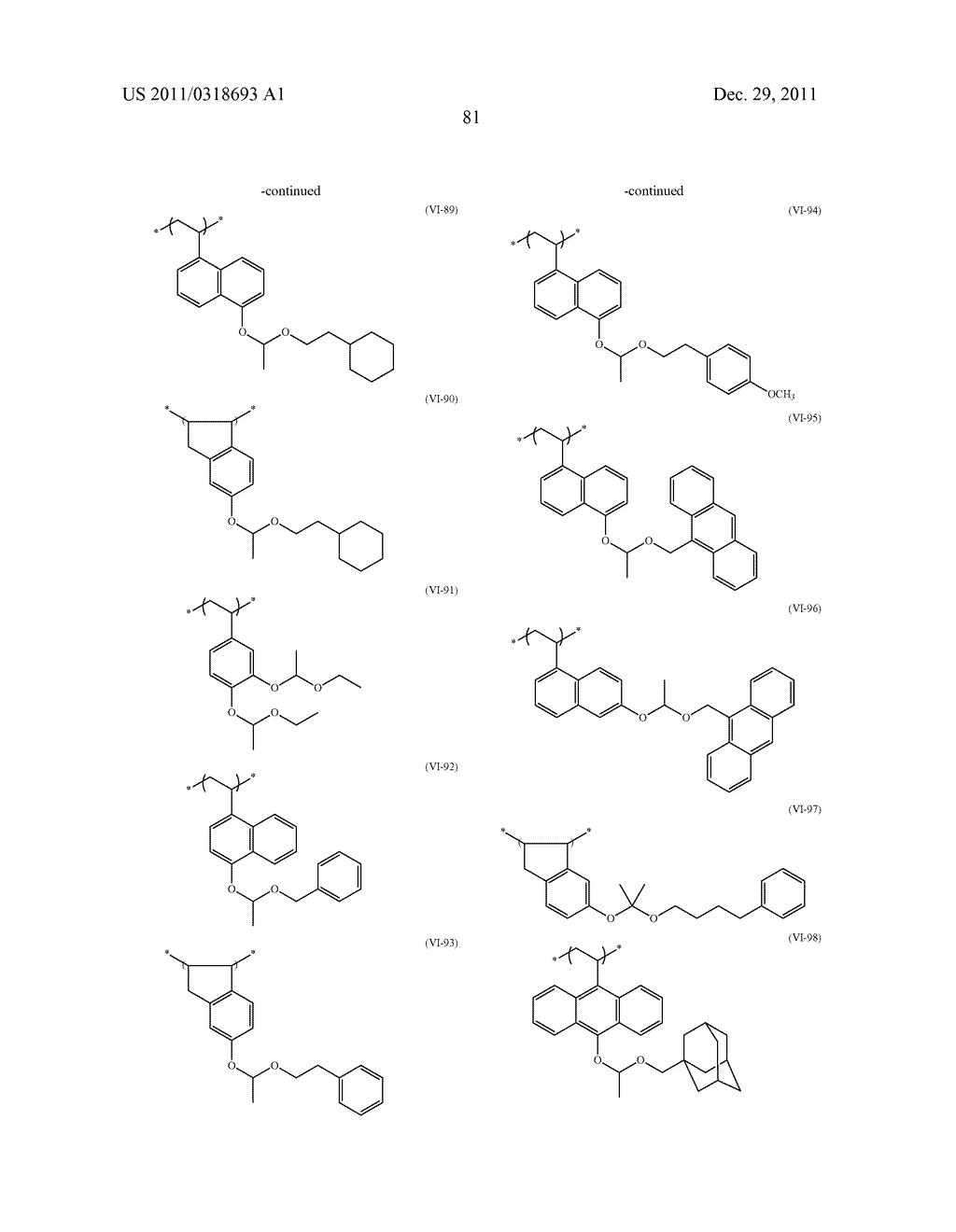 ACTINIC-RAY- OR RADIATION-SENSITIVE RESIN COMPOSITION, AND RESIST FILM AND     PATTERN FORMING METHOD USING THE SAME - diagram, schematic, and image 82