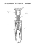  DENTAL IMPLANT, A DENTAL IMPLANT KIT AND A METHOD OF SECURING A DENTAL     BRIDGE TO THE JAW OF THE PATIENT diagram and image