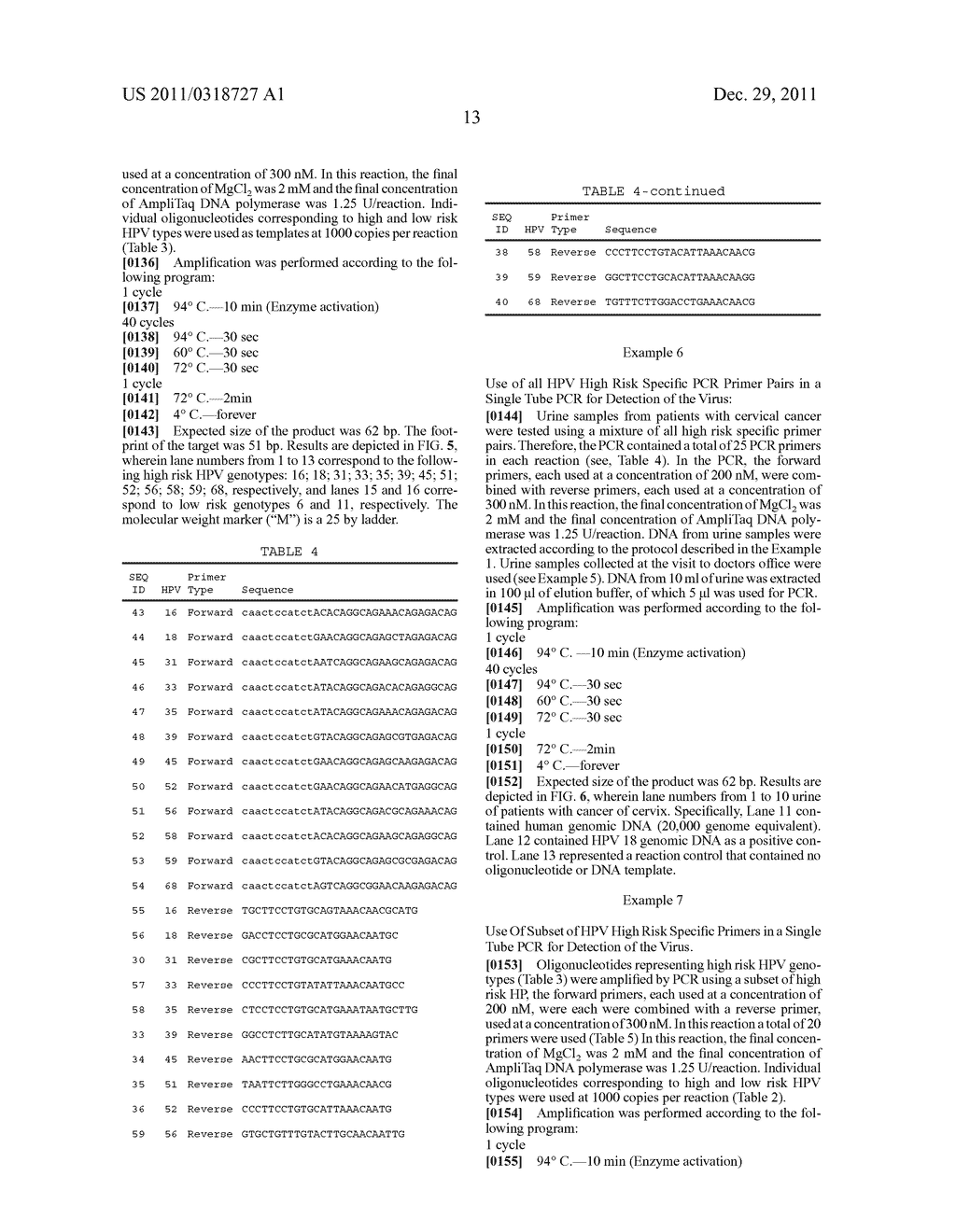 GENETIC MARKER FOR DETECTION OF HUMAN PAPILLOMAVIRUS - diagram, schematic, and image 19