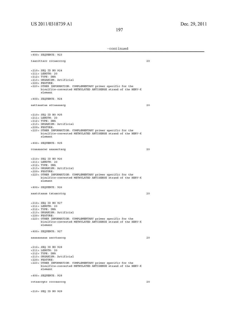 DETERMINATION OF THE DEGREE OF DNA METHYLATION - diagram, schematic, and image 199