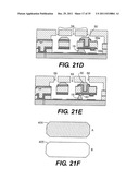 PLANAR CAVITY MEMS AND RELATED STRUCTURES, METHODS OF MANUFACTURE AND     DESIGN STRUCTURES diagram and image