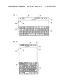 MOBILE TERMINAL, KEY DISPLAY PROGRAM, AND KEY DISPLAY METHOD diagram and image