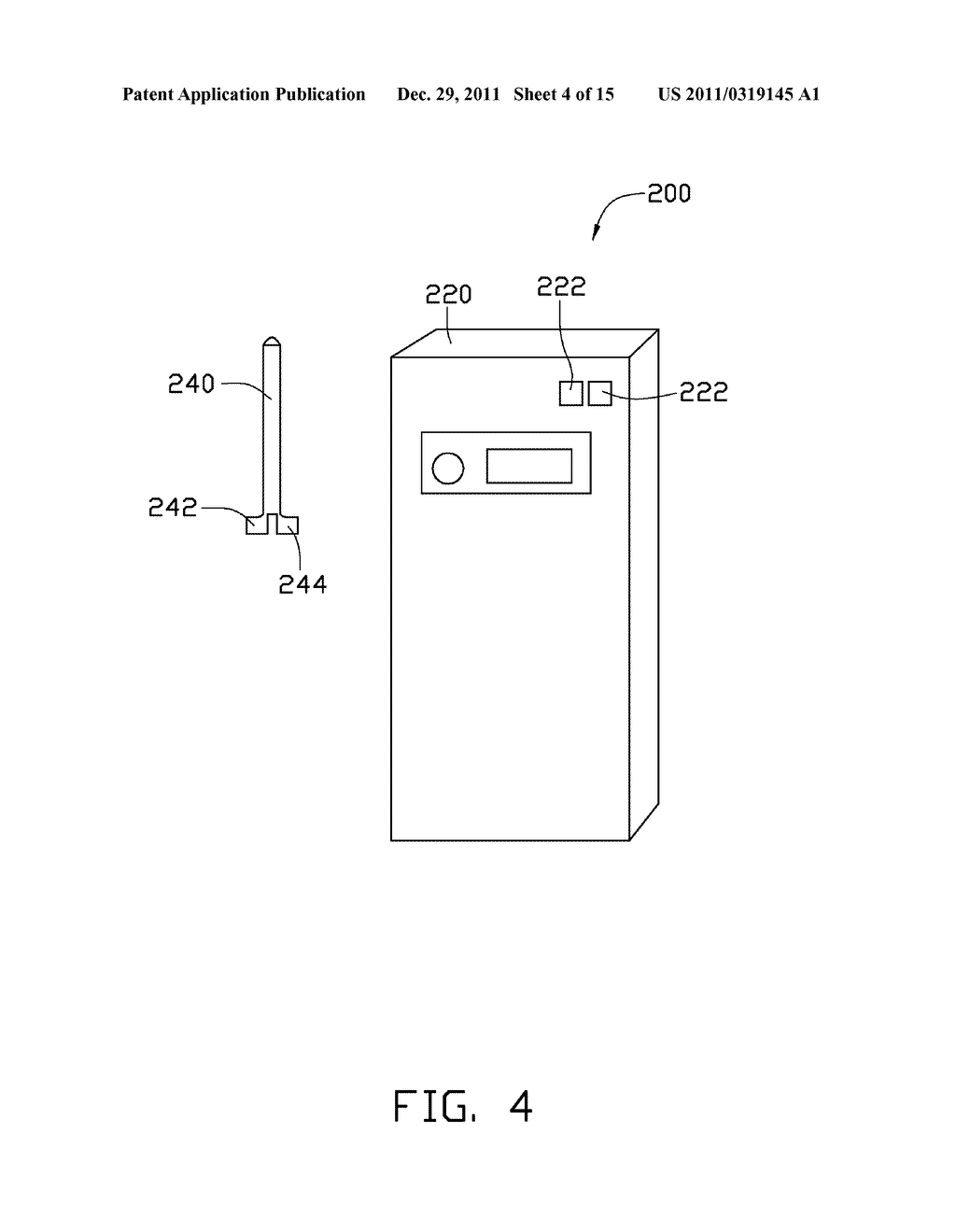 PORTABLE ELECTRONIC DEVICE WITH DETACHABLE ANTENNA - diagram, schematic, and image 05