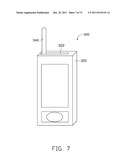 PORTABLE ELECTRONIC DEVICE WITH DETACHABLE ANTENNA diagram and image