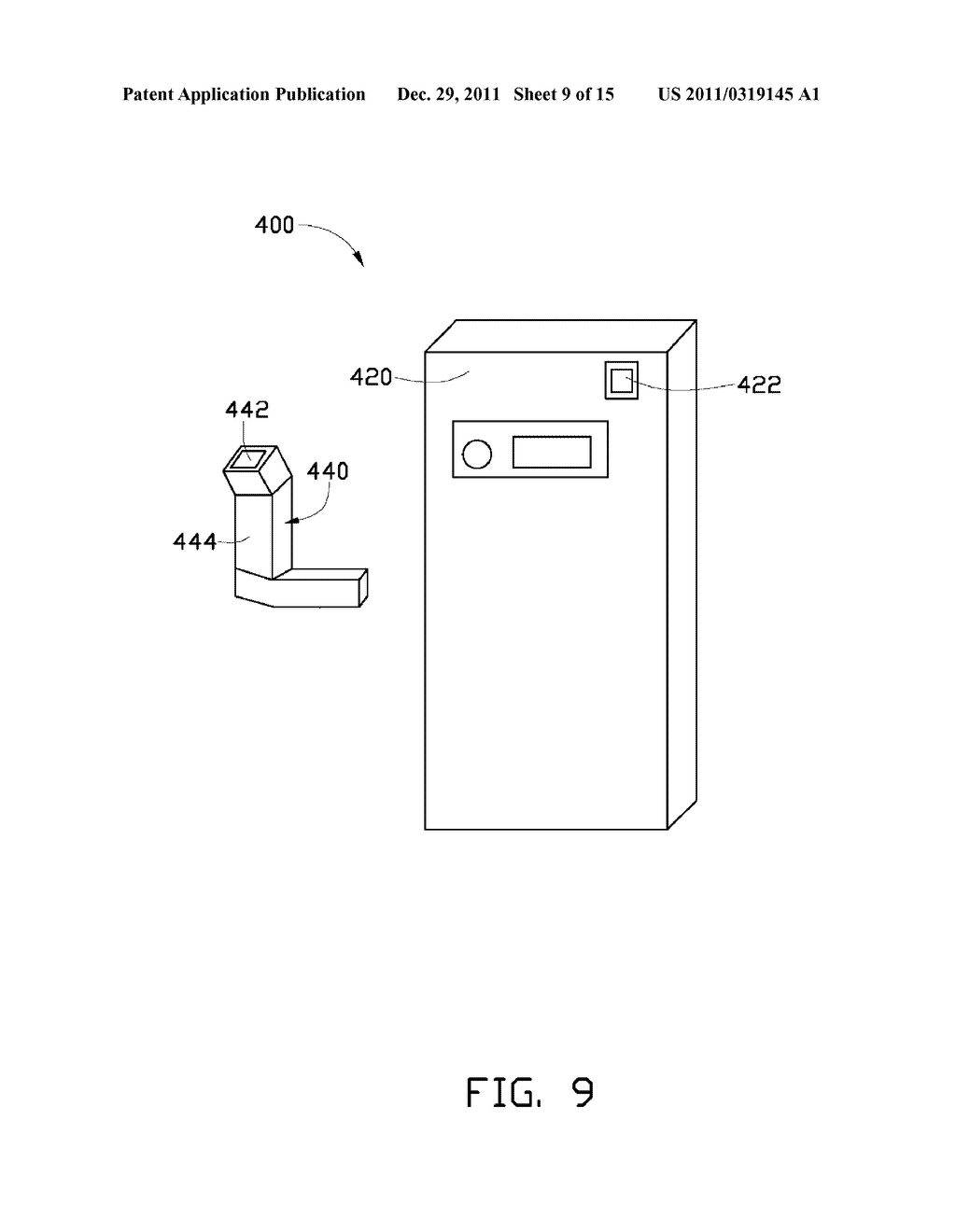 PORTABLE ELECTRONIC DEVICE WITH DETACHABLE ANTENNA - diagram, schematic, and image 10