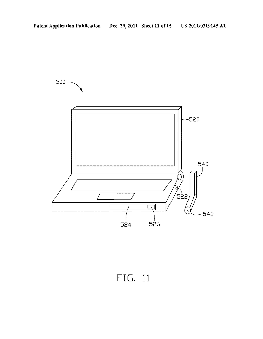 PORTABLE ELECTRONIC DEVICE WITH DETACHABLE ANTENNA - diagram, schematic, and image 12