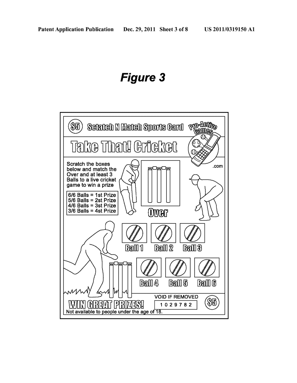 TICKETS AND SYSTEM FOR LOTTERY GAMES - diagram, schematic, and image 04