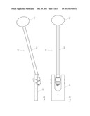 SPORTS DEVICE FOR PRACTICING HITTING A BALL/BALL-LIKE OBJECT/PUCK diagram and image