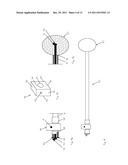 SPORTS DEVICE FOR PRACTICING HITTING A BALL/BALL-LIKE OBJECT/PUCK diagram and image