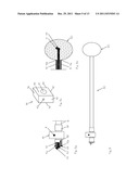 SPORTS DEVICE FOR PRACTICING HITTING A BALL/BALL-LIKE OBJECT/PUCK diagram and image