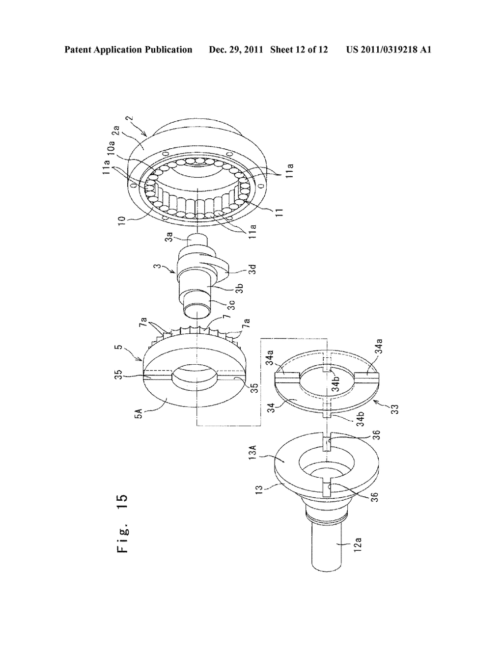 ROLLER TYPE TRANSMISSION DEVICE - diagram, schematic, and image 13