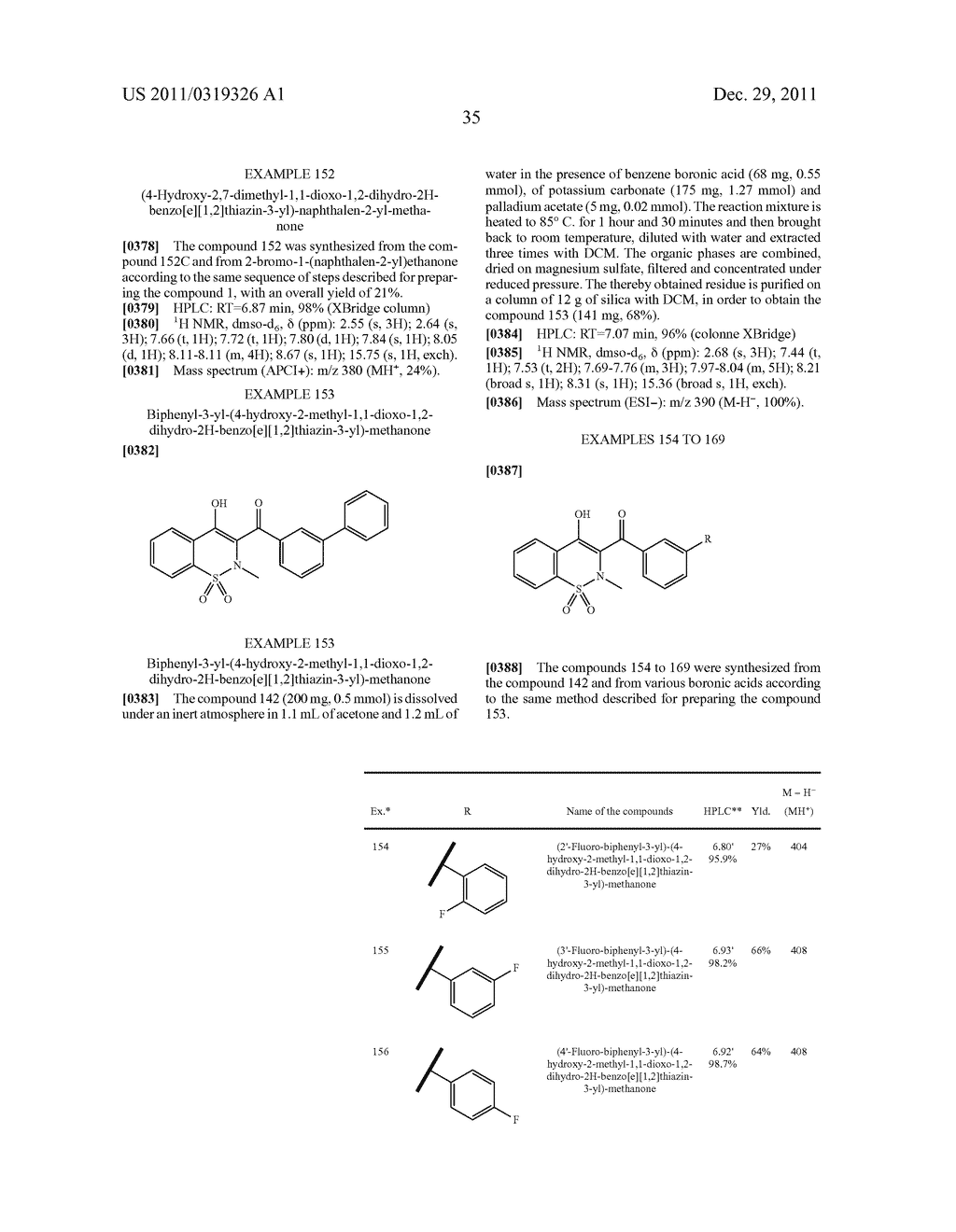 DERIVATIVES OF BENZOTHIAZINES, PREPARATION THEREOF AND APPLICATION THEREOF     AS DRUGS - diagram, schematic, and image 36