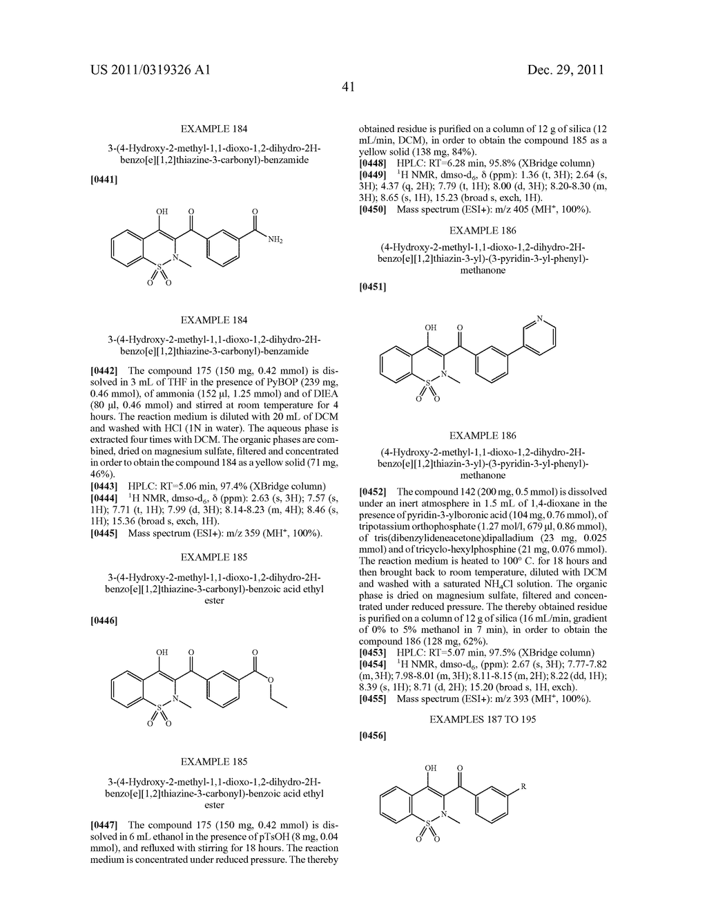 DERIVATIVES OF BENZOTHIAZINES, PREPARATION THEREOF AND APPLICATION THEREOF     AS DRUGS - diagram, schematic, and image 42