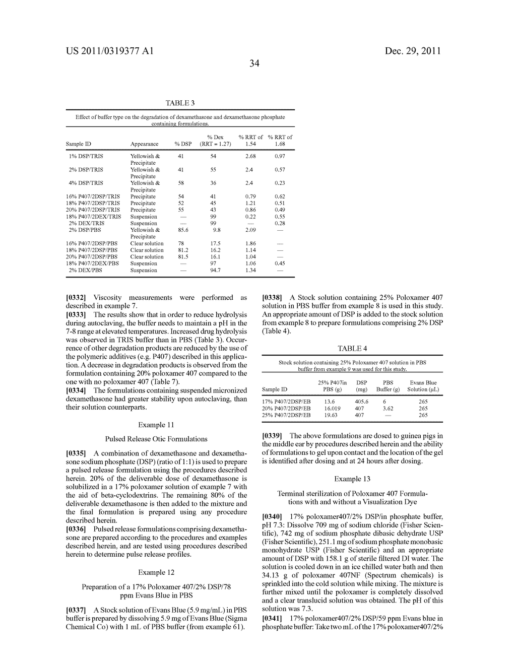 Controlled Release Corticosteroid Compositions and Methods for the     Treatment of Otic Disorders - diagram, schematic, and image 45