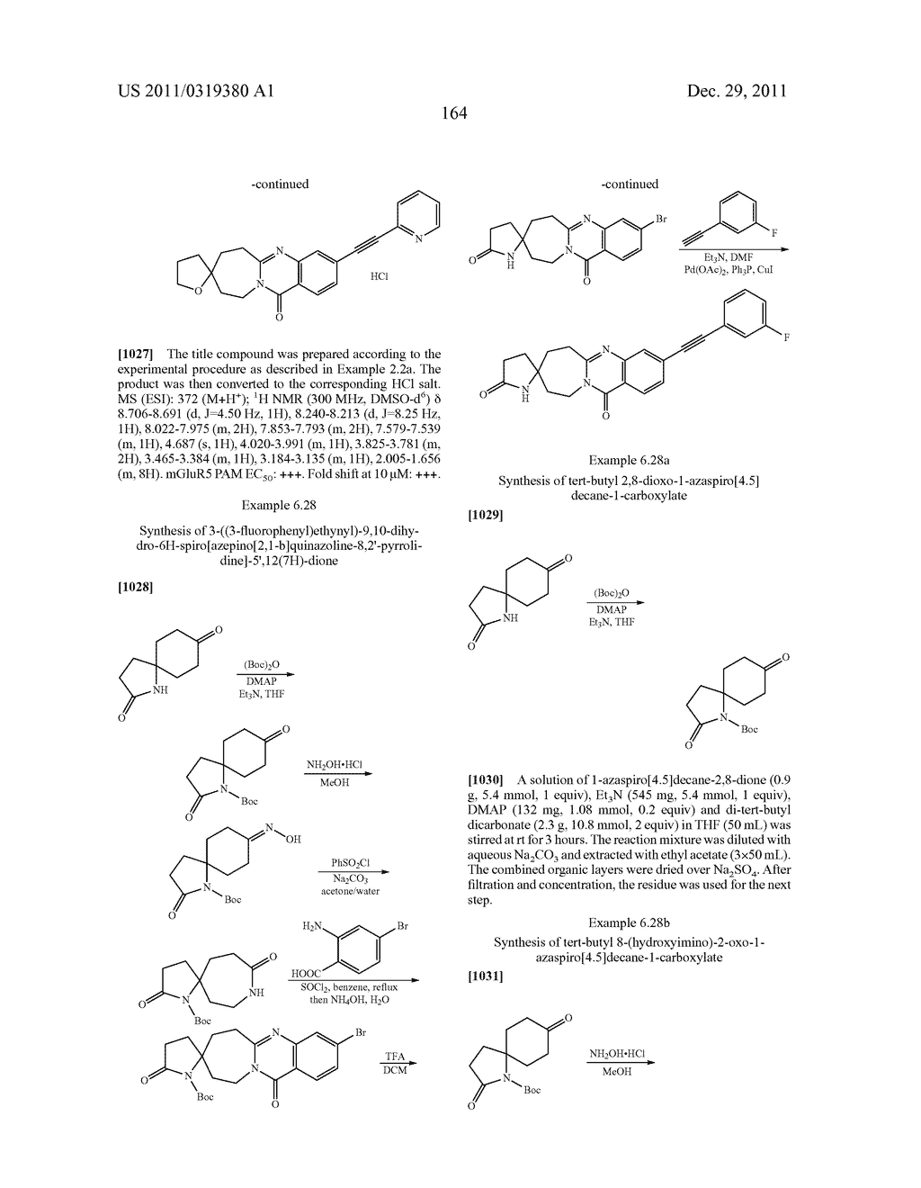 Compounds for Treating Disorders Mediated by Metabotropic Glutamate     Receptor 5, and Methods of Use Thereof - diagram, schematic, and image 165